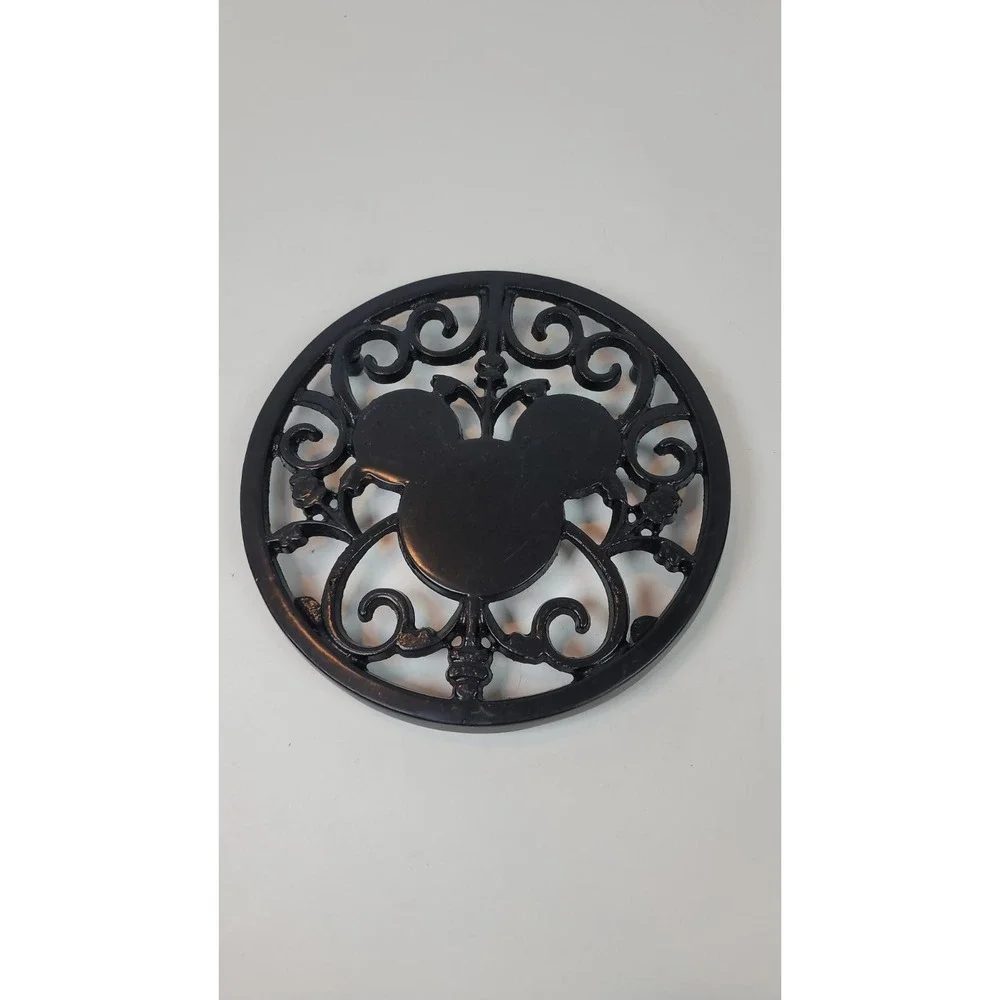 Disney Parks Mickey Mouse Cast Iron Pot Trivet